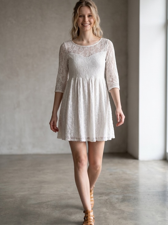 Free People Dresses & Skirts - Free People “Shake it Up” lace dress. Size large GUC